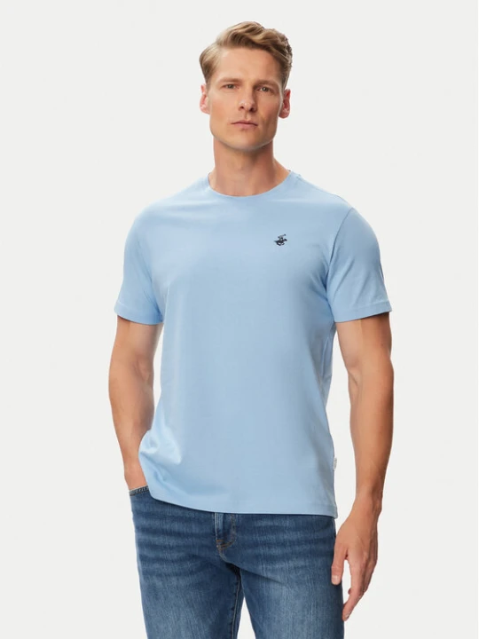 Zdjęcie produktu Beverly Hills Polo Club T-Shirt P-SS26M-TS41740 Niebieski Regular Fit