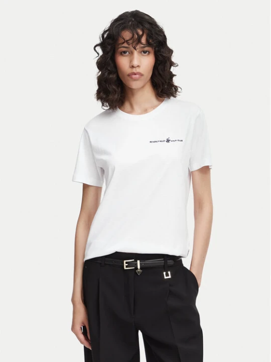 Zdjęcie produktu Beverly Hills Polo Club T-Shirt P-SS26W-TS085 Biały Regular Fit