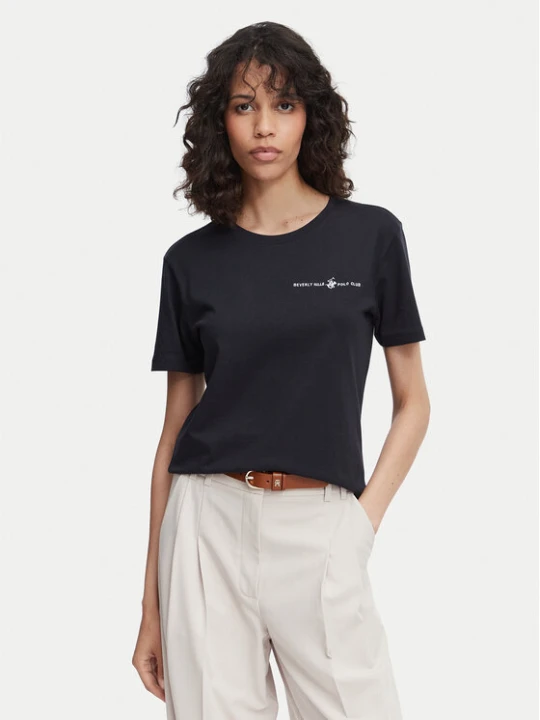 Zdjęcie produktu Beverly Hills Polo Club T-Shirt P-SS26W-TS085 Granatowy Regular Fit