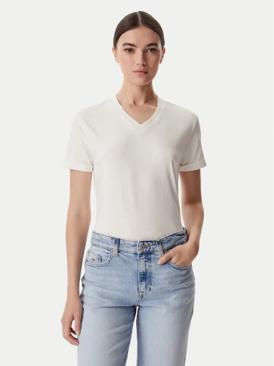 Zdjęcie produktu Beverly Hills Polo Club T-Shirt W126-BHLTS-1029-01X Biały Regular Fit