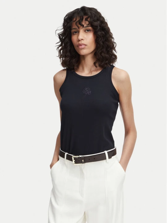 Zdjęcie produktu Beverly Hills Polo Club Top P-SS26W-TK550000 Granatowy Regular Fit
