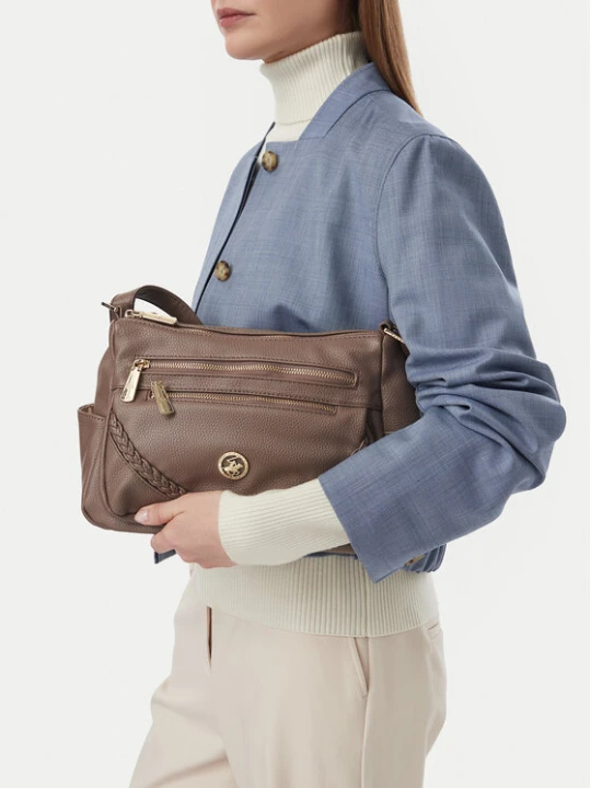 Zdjęcie produktu Beverly Hills Polo Club Torebka CEO-BHPC-L-012-10 Beżowy ciemny