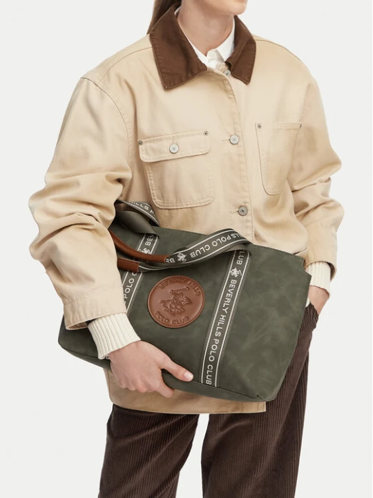 Zdjęcie produktu Beverly Hills Polo Club Torebka CWBEO-BHPC-L-007-10 Khaki
