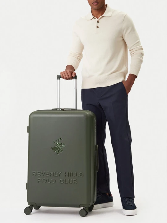 Zdjęcie produktu Beverly Hills Polo Club Walizka duża CEO-BHPC-L-003-08-KHAKI Khaki