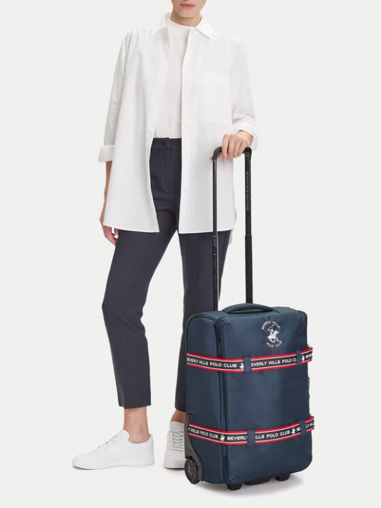 Zdjęcie produktu Beverly Hills Polo Club Walizka kabinowa BHPC-WAL-001-S Granatowy