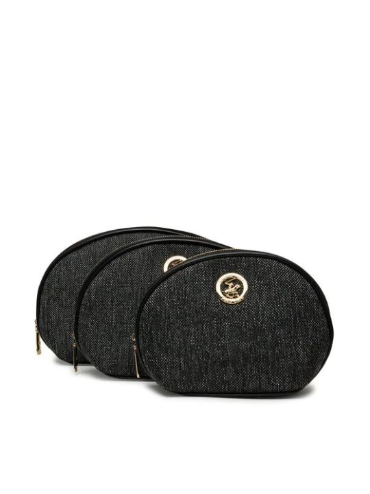 Zdjęcie produktu Beverly Hills Polo Club Zestaw kosmetyczek BHPC-U1-007-SS25 (3-pack) Czarny