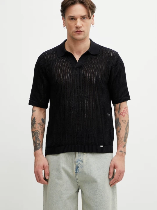 Zdjęcie produktu Represent BEVERLY polo swetrowe z bawełną męskie