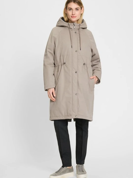Zdjęcie produktu Beżowa ocieplana kurtka parka damska – Cosmic Chic Olsen