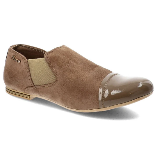 Zdjęcie produktu Półbuty damskie Karino, wsuwane i eleganckie, beżowe, 0961-007-P