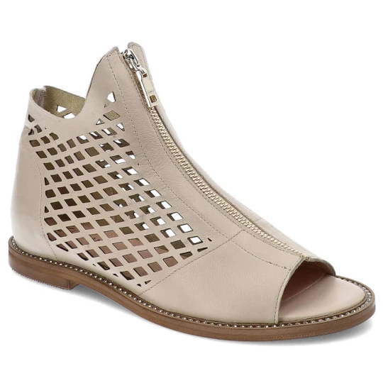 Zdjęcie produktu Beżowe Sandały Lamanti Modne Buty Na Lato