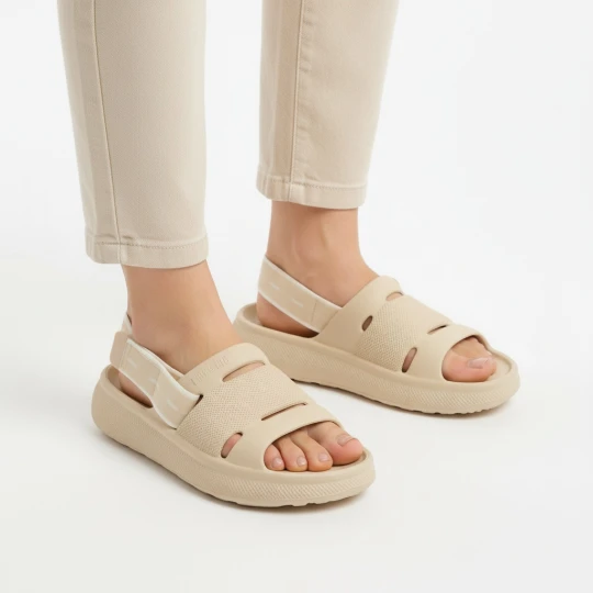 Zdjęcie produktu Beżowe Sandały Mustang Lekkie Buty Damskie