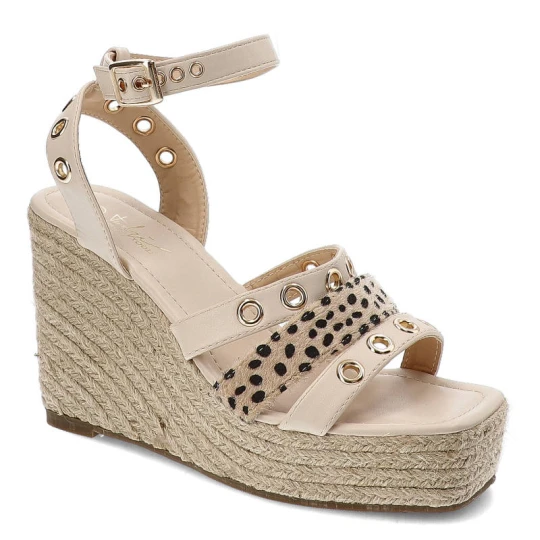 Zdjęcie produktu Beżowe Sandały Sergio Todzi Stylowe Espadryle