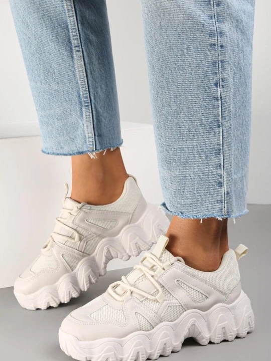 Zdjęcie produktu Beżowe Sneakersy Astima