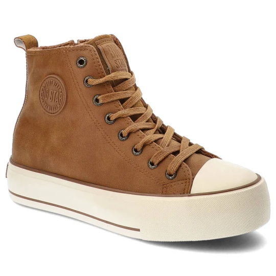 Zdjęcie produktu Beżowe Sneakersy Big Star Damskie Buty Sportowe
