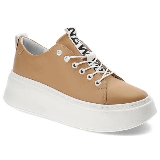 Zdjęcie produktu Beżowe Sneakersy Damiss Wygodne Buty Damskie biały