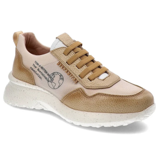 Zdjęcie produktu Beżowe Sneakersy Hispanitas Wygodne Buty Damskie
