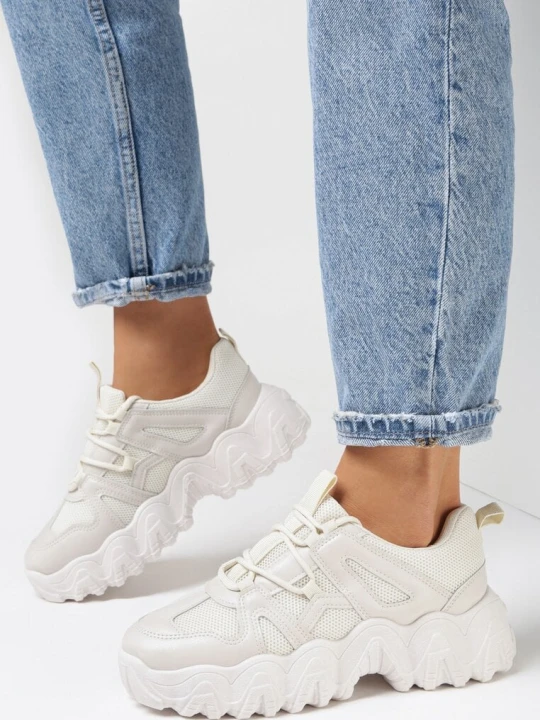 Zdjęcie produktu Beżowe Sneakersy Myratea