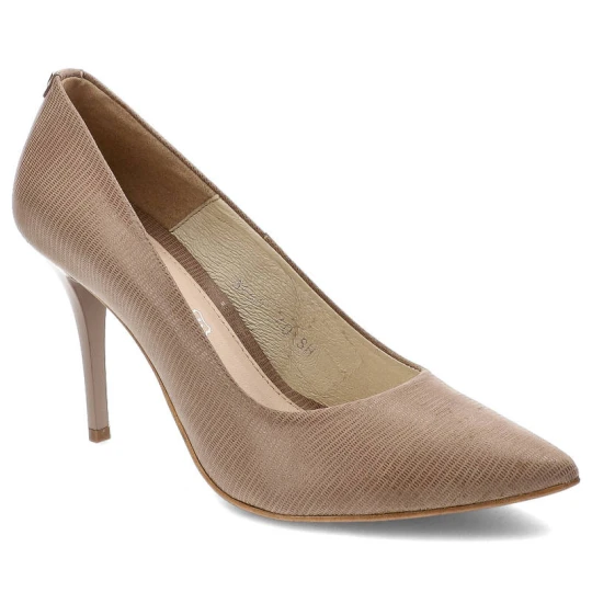 Zdjęcie produktu Czółenka damskie Baldaccini, eleganckie i wysokiej szpilce, cappuccino, 596000-2 beżowy