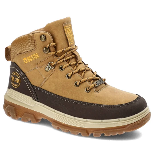 Zdjęcie produktu Beżowe Trekkingi Big Star Modne Buty Męskie