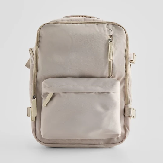 Zdjęcie produktu Beżowy plecak wielofunkcyjny multipocket House