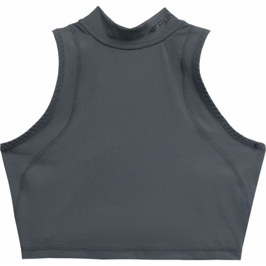 Zdjęcie produktu Bezrękawnik, crop-top damski 4FSS23TFTSF150 4F Szary