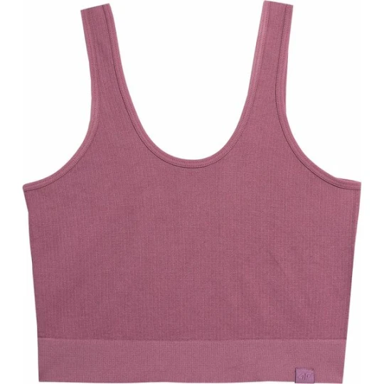 Zdjęcie produktu Bezrękawnik, crop top damski 4FSS23TTSHF564 4F Różowy