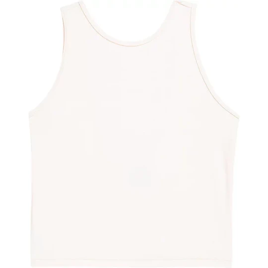 Zdjęcie produktu Bezrękawnik, crop-top damski 4FSS23TTSHF716 4F Beżowy