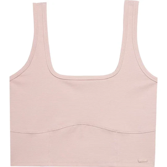 Zdjęcie produktu Bezrękawnik, crop top damski 4FWSS24TSLEF072 4F Beżowy