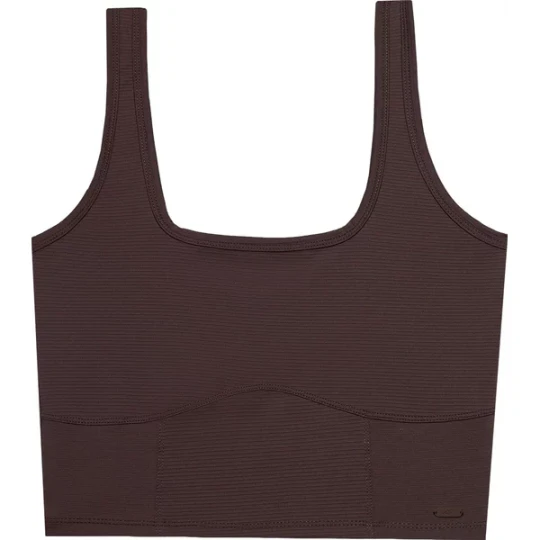 Zdjęcie produktu Bezrękawnik, crop top damski 4FWSS24TSLEF072 4F Brązowy