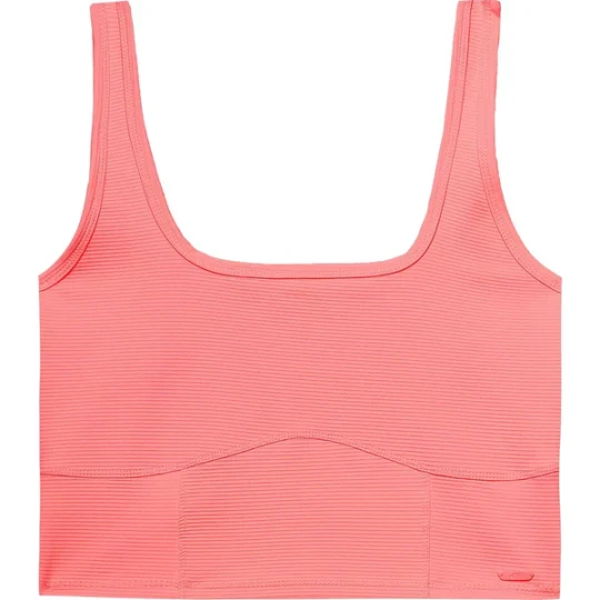Zdjęcie produktu Bezrękawnik, crop top damski 4FWSS24TSLEF072 4F Różowy