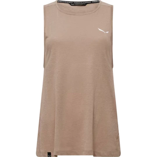 Zdjęcie produktu Bezrękawnik damski Agner Hemp Durastretch Tanktop Salewa Beżowy