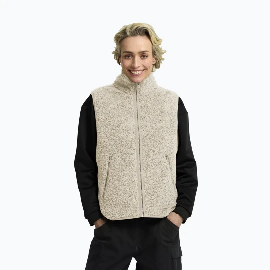 Zdjęcie produktu Bezrękawnik damski Jack Wolfskin High Curl oyster Beżowy