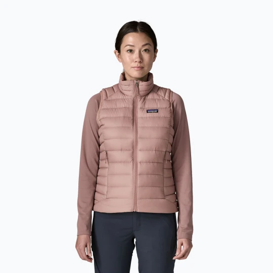 Zdjęcie produktu Bezrękawnik damski Patagonia Down Sweater moonrise taupe Różowy