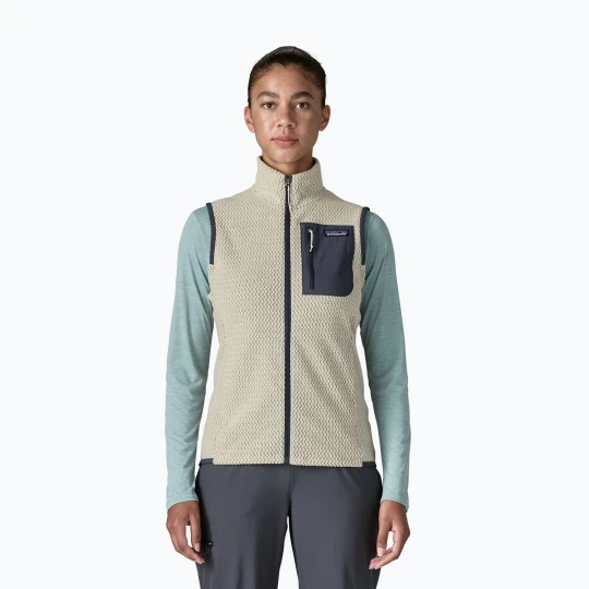 Zdjęcie produktu Bezrękawnik damski Patagonia R1 Air wool white