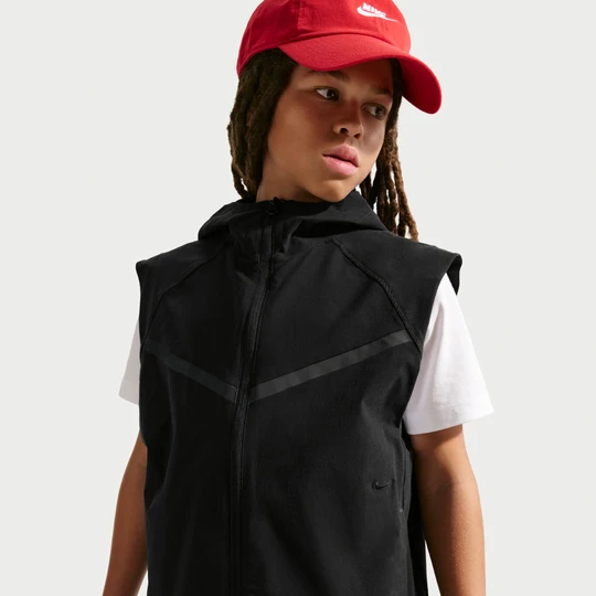 Zdjęcie produktu Bezrękawnik dla dużych dzieci (chłopców) Nike Tech Woven - Czerń