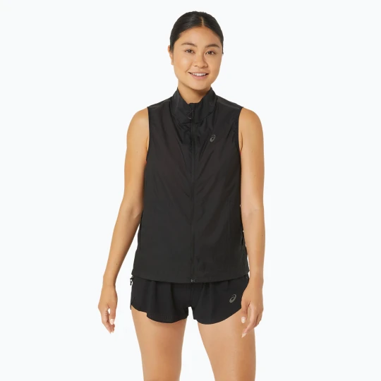 Zdjęcie produktu Bezrękawnik do biegania damski ASICS Metarun Packable Gilet performance black