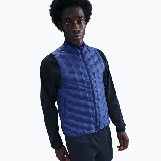 Zdjęcie produktu Bezrękawnik do biegania męski Nike Therma-FIT ADV Repel AeroLoft blue void