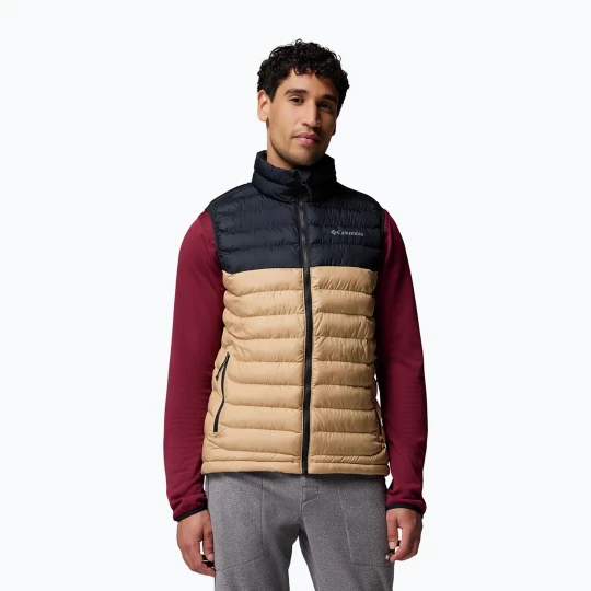 Zdjęcie produktu Bezrękawnik męski Columbia Powder Lite II canoe / black Beżowy