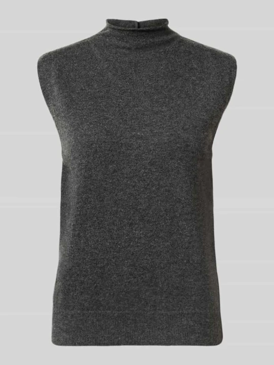 Zdjęcie produktu Bezrękawnik o kroju relaxed fit z mieszanki wełny i kaszmiru MM By Max Mara Antracytowy
