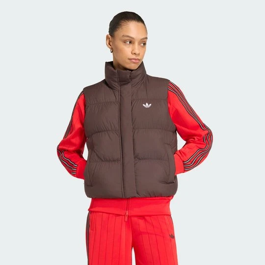 Zdjęcie produktu Bezrękawnik Regular Padded Adidas Aurora Coffee