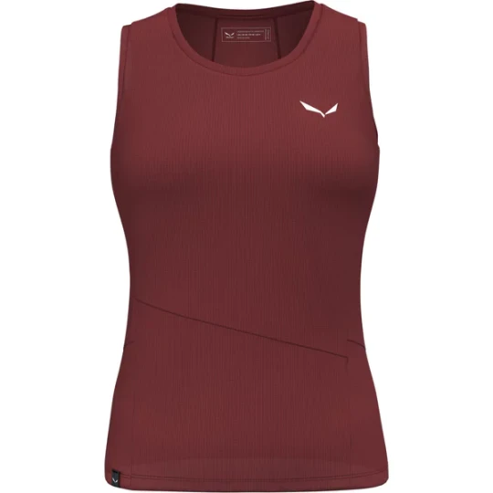 Zdjęcie produktu Bezrękawnik, tank top damski Puez Sporty Dry Salewa Czerwony