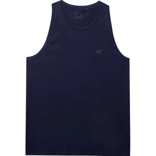 Zdjęcie produktu Bezrękawnik, tank top męski 4FWSS24TSLEM076 4F Granatowy
