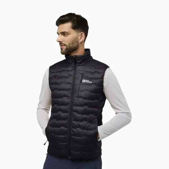 Zdjęcie produktu Bezrękawnik trekkingowy męski Jack Wolfskin Passamani Down phantom Szary