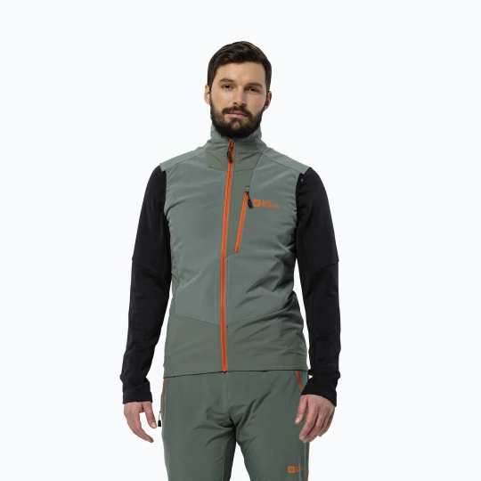 Zdjęcie produktu Bezrękawnik turystyczny męski Jack Wolfskin Alpspitze hedge green