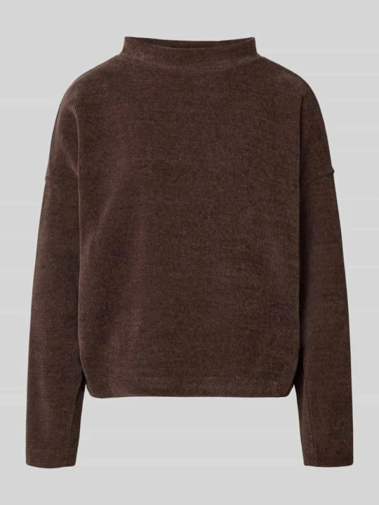 Zdjęcie produktu Bezrękawnik z kołnierzem typu mock neck model 'Gemse' Opus Średniobrązowy