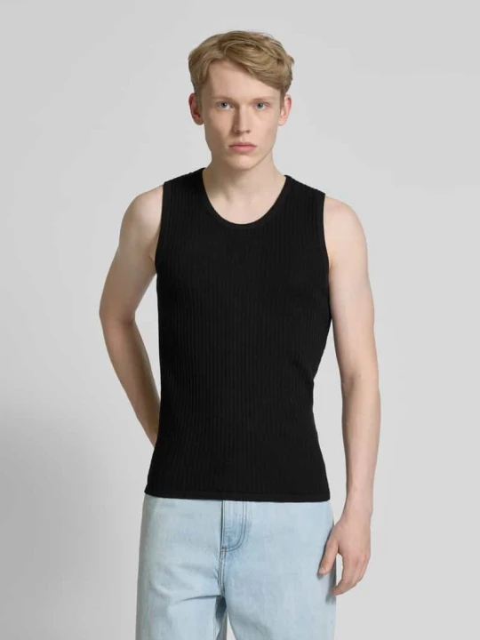 Zdjęcie produktu Bezrękawnik z okrągłym dekoltem model ‘MARRAKECH’ Jack&Jones Czarny