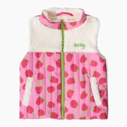Zdjęcie produktu Bezrękawnik dziecięcy KID STORY Teddy raspberrie blush Różowy
