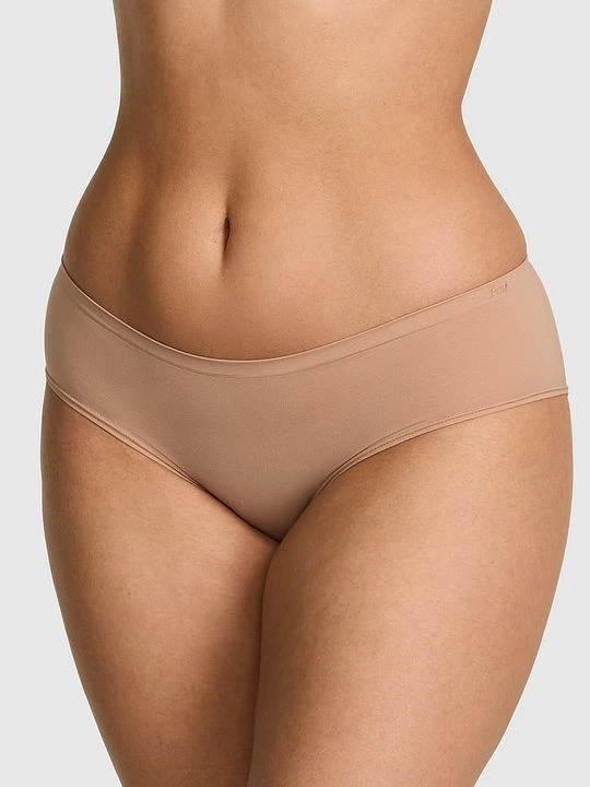 Zdjęcie produktu Bezszwowe majtki hiphugger Victoria's Secret Beżowy