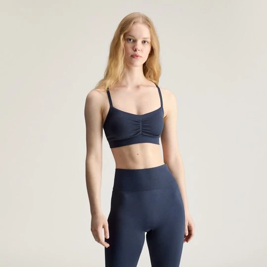 Zdjęcie produktu Bezszwowy biustonosz do jogi adidas by Stella McCartney Legend Ink