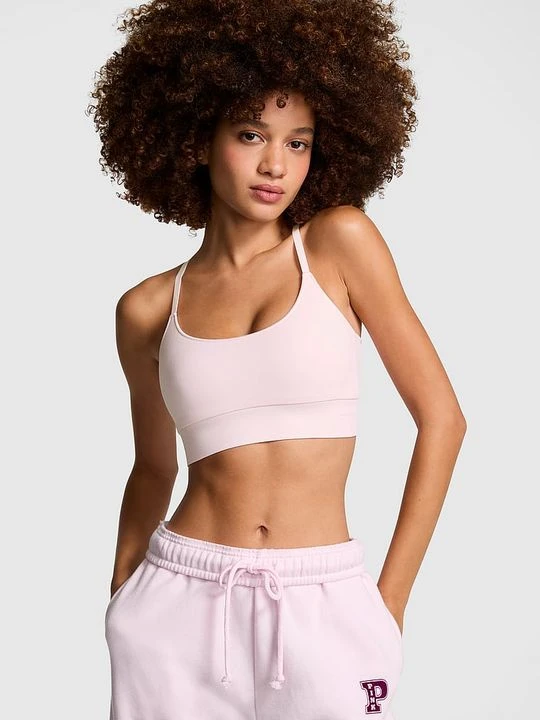 Zdjęcie produktu Bezszwowy biustonosz sportowy Scoop Victoria's Secret Różowy